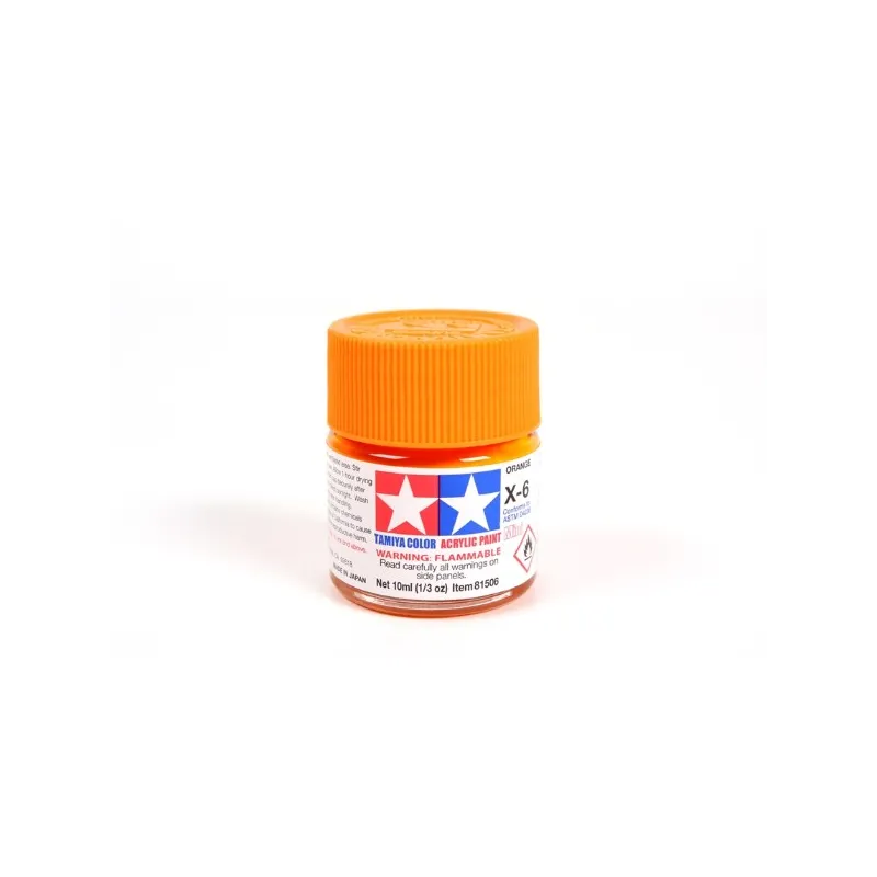TAMIYA Acrylic Mini X-6 Orange