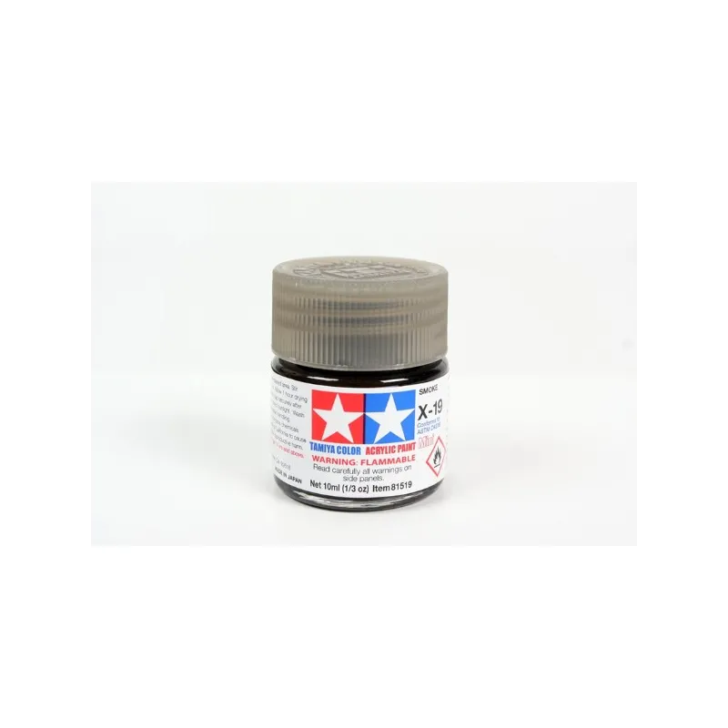 TAMIYA Acrylic Mini X-19 Smoke