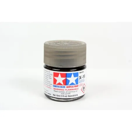 TAMIYA Acrylic Mini X-19 Smoke