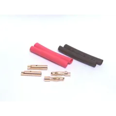 FUSION 4.0mm Gold Connector Set 2prs O-FS-GC04/02