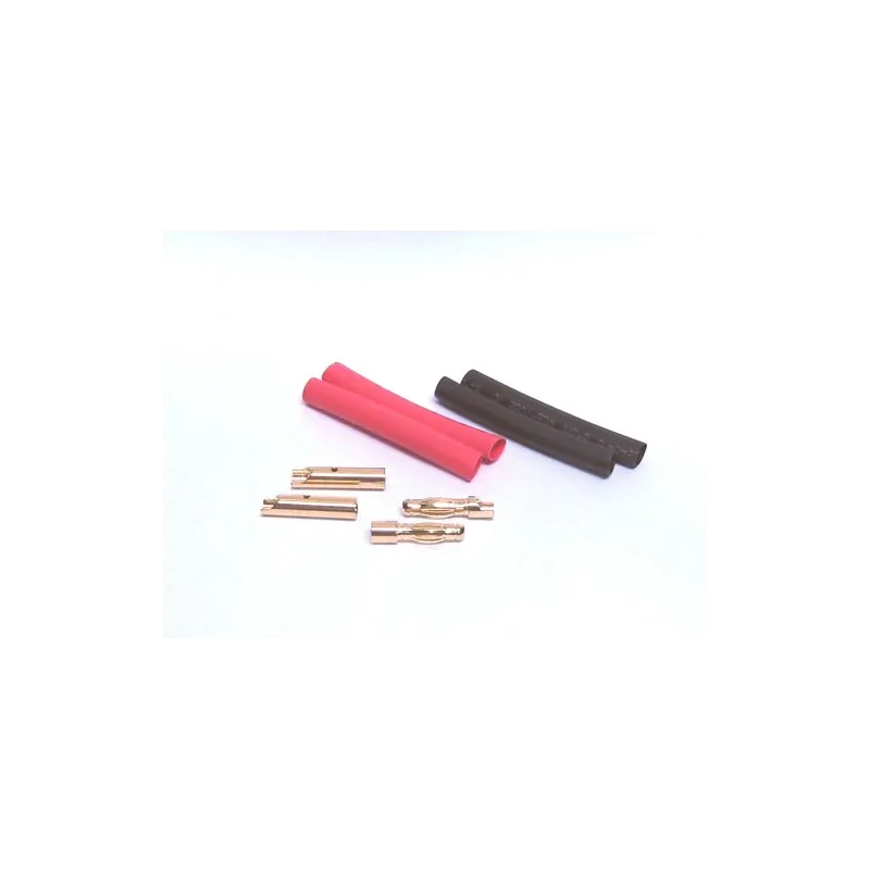 FUSION 4.0mm Gold Connector Set 2prs O-FS-GC04/02