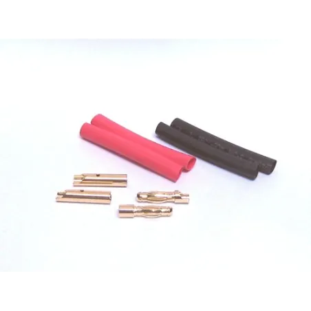 FUSION 4.0mm Gold Connector Set 2prs O-FS-GC04/02
