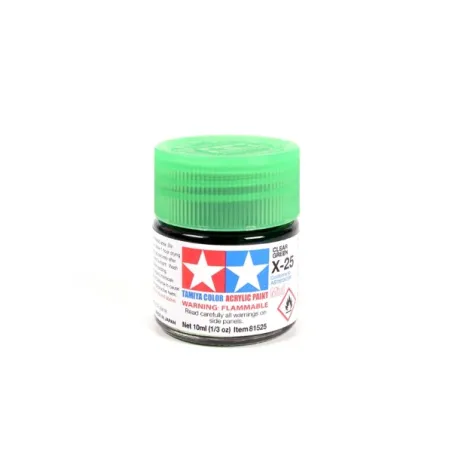TAMIYA Acrylic Mini X-25 Clear Green