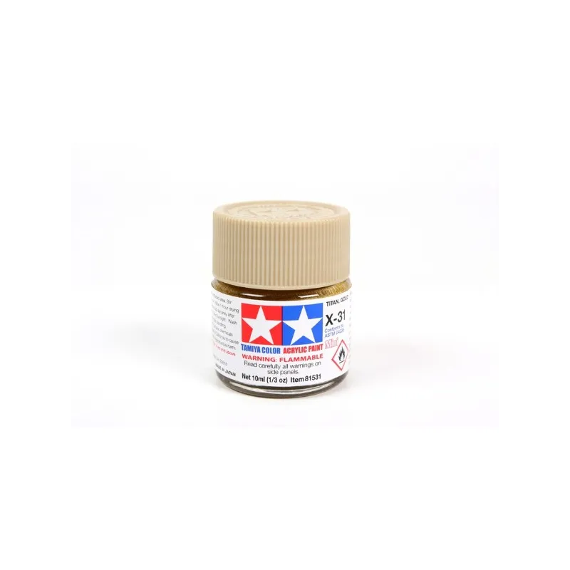 TAMIYA Acrylic Mini X-31 Titan Gold