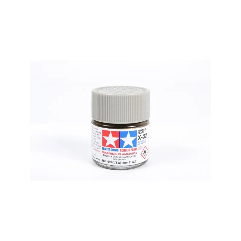 TAMIYA Acrylic Mini X-32 Titan Silver