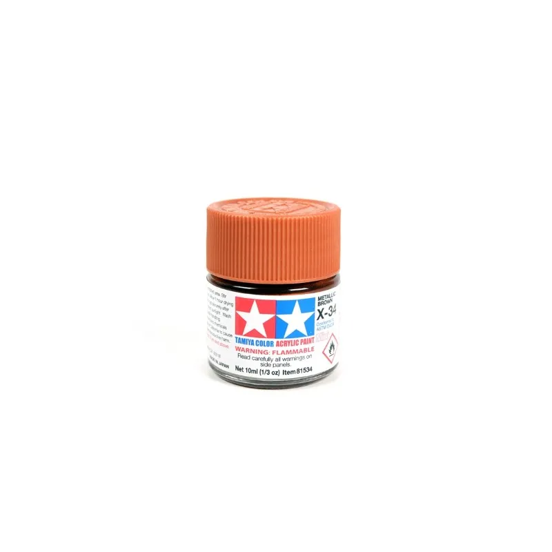 TAMIYA Acrylic Mini X-34 Metal Brown
