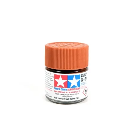 TAMIYA Acrylic Mini X-34 Metal Brown
