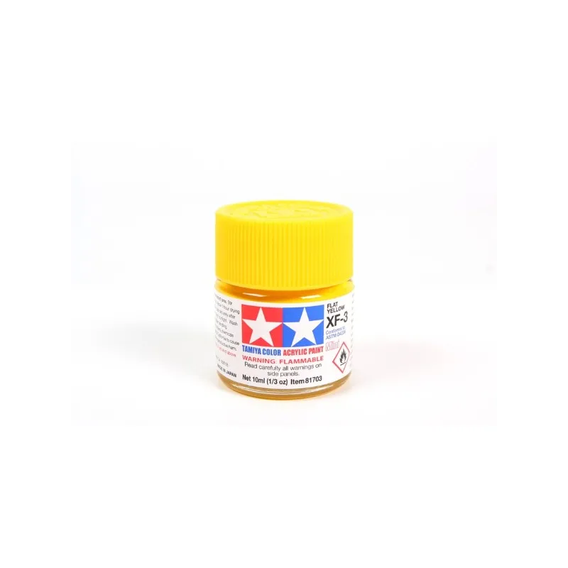 TAMIYA Acrylic Mini Xf-3 Flat Yellow