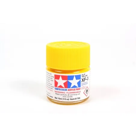 TAMIYA Acrylic Mini Xf-3 Flat Yellow