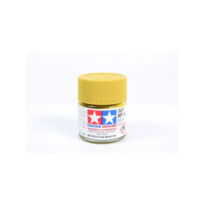 TAMIYA Acrylic Mini Xf-4 Yellow Green
