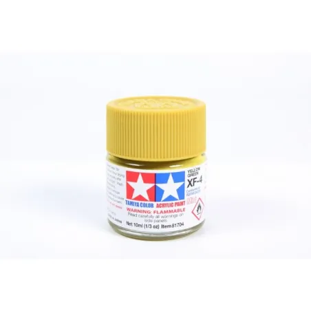 TAMIYA Acrylic Mini Xf-4 Yellow Green