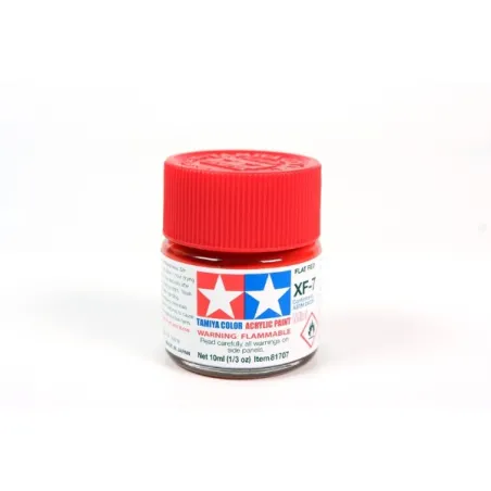 TAMIYA Acrylic Mini Xf-7 Flat Red