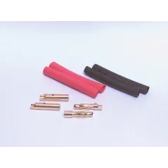 FUSION 4.0mm Gold Connector Set 2prs O-FS-GC04/02