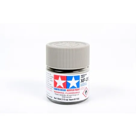 TAMIYA Acrylic Mini Xf-20 Medium Grey