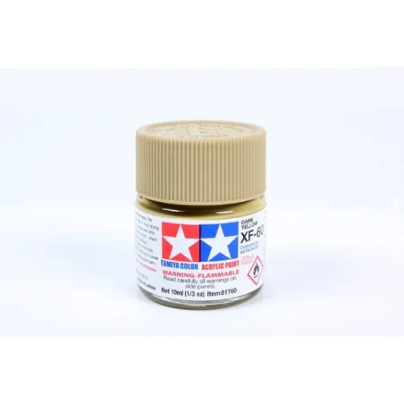 TAMIYA Acrylic Mini Xf-60 Dark Yellow