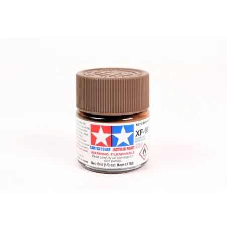 TAMIYA Acrylic Mini Xf-68 Nato Brown