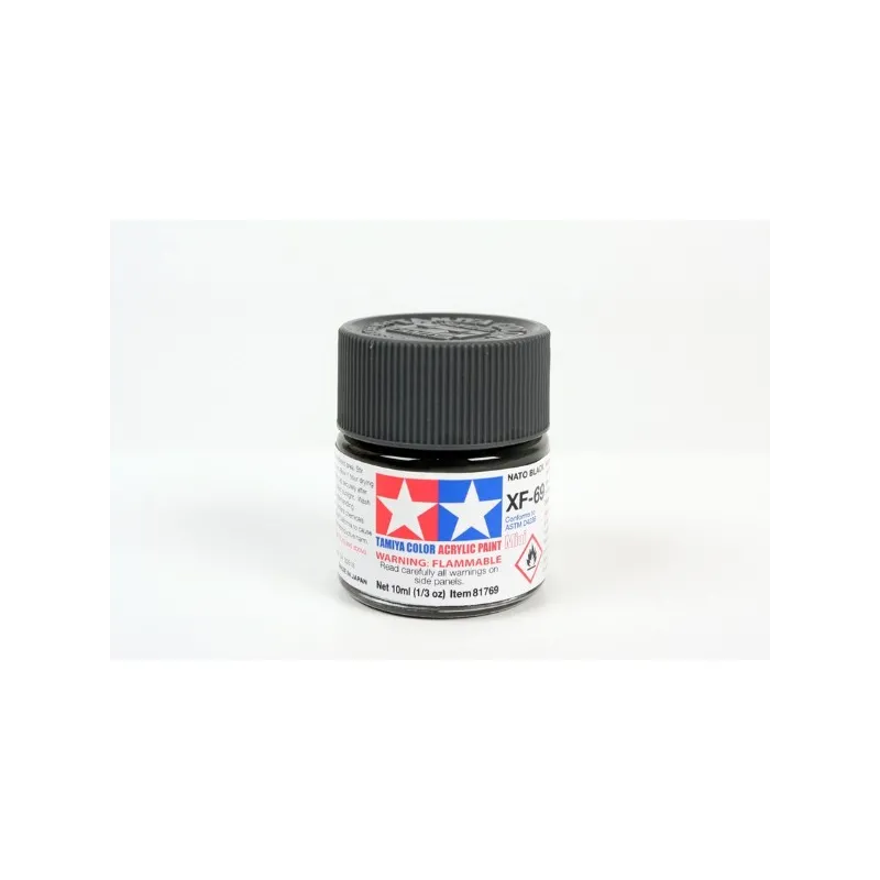 TAMIYA Acrylic Mini Xf-69 Nato Black