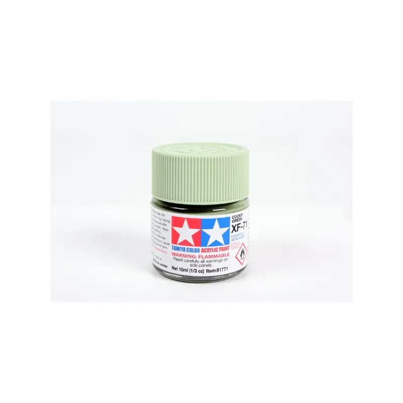 TAMIYA Acrylic Mini Xf-71 Cockp.Green