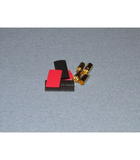FUSION 6.0mm Gold Bullet  Connectors  2prs O-FS-GC06/02
