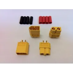 FUSION XT60 Connector Set w/HS 2 pairs O-FS-XT60/02