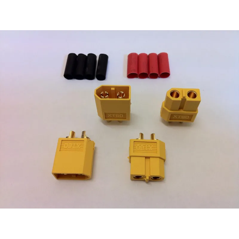 FUSION XT60 Connector Set w/HS 2 pairs O-FS-XT60/02