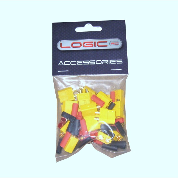 FUSION XT60 Connector Set w/HS 10 pairs O-FS-XT60/10