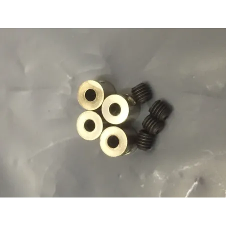 D2.1mm x H5.5 Wheel collets 4 pack 