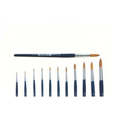 ITALERI 0/2 Synthetic round brush with brown tip