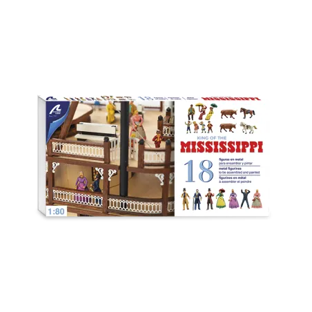 ARTESANIA SET OF 18 METAL FIGURINES AND ANIMALS FOR MISSISSIPPI