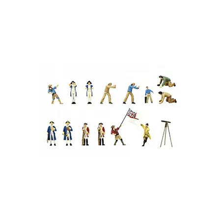 ARTESANIA HMS ENDEAVOURÂ´S METAL FIGURINES ( set of 10)
