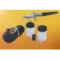 BADGER Siphon Feed Crescendo Airbrush Fine, Med & Large Heads