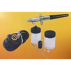 BADGER Siphon Feed Crescendo Airbrush Fine, Med & Large Heads