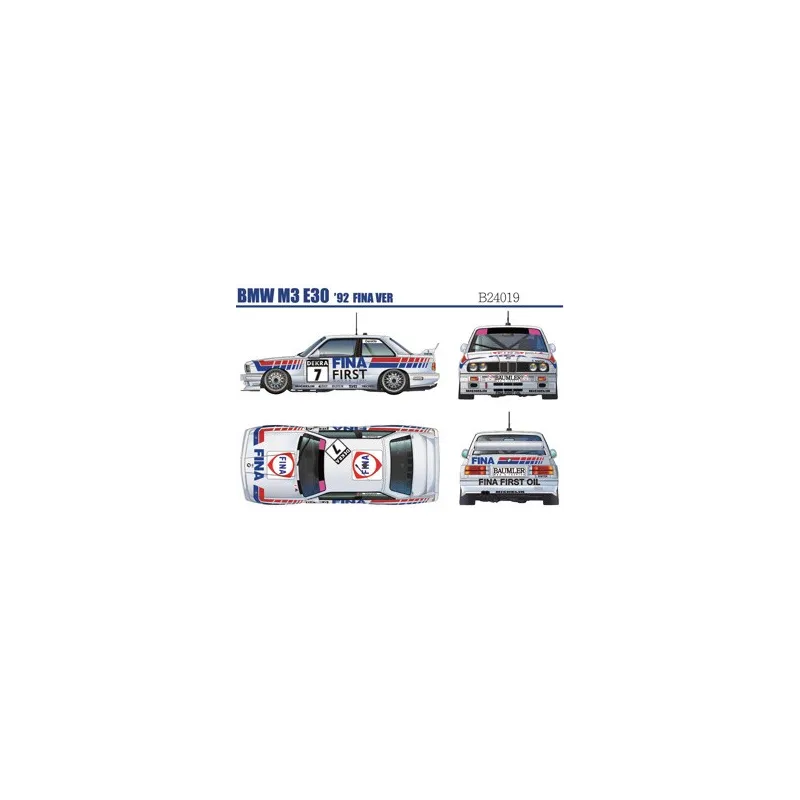 BEEMAX BMW M3 fina & Jagermeister (2in1) : 1992 DTM 24H Nurburgring