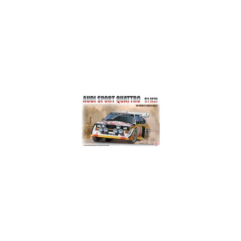 BEEMAX Audi quattro S1 E2 Montecarlo Rally 1986 2 (rebox BEE-24017)