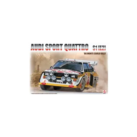 BEEMAX Audi quattro S1 E2 Montecarlo Rally 1986 2 (rebox BEE-24017)