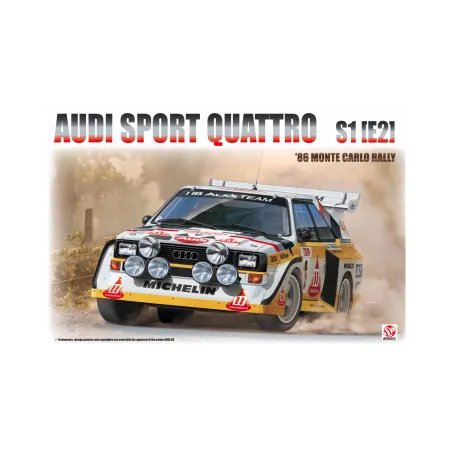 BEEMAX Audi quattro S1 E2 Montecarlo Rally 1986 2 (rebox BEE-24017)