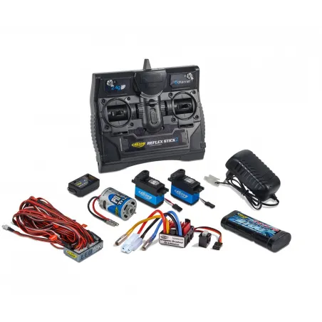 CARSON Reflex Truck Starter Set incl radio, battery lights motor