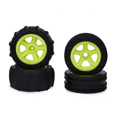 CARSON 1:10 2WD Paddle Tires 4pcs (neon yellow)