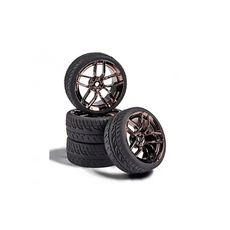 CARSON 1:10 Wheel Set 10 sp. Design (4) smoke