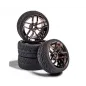 CARSON 1:10 Wheel Set 10 sp. Design (4) smoke