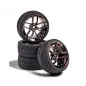 CARSON 1:10 Wheel Set 10 sp. Design (4) smoke