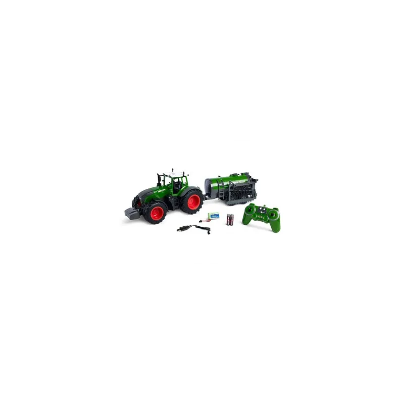 CARSON 1:16 TRACTOR W TANK GREEN