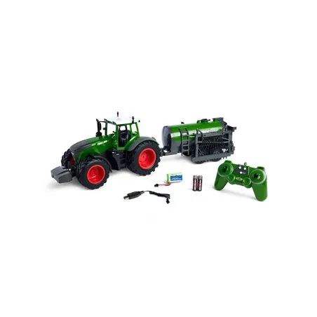 CARSON 1:16 TRACTOR W TANK GREEN