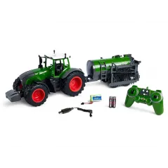 CARSON 1:16 TRACTOR W TANK GREEN