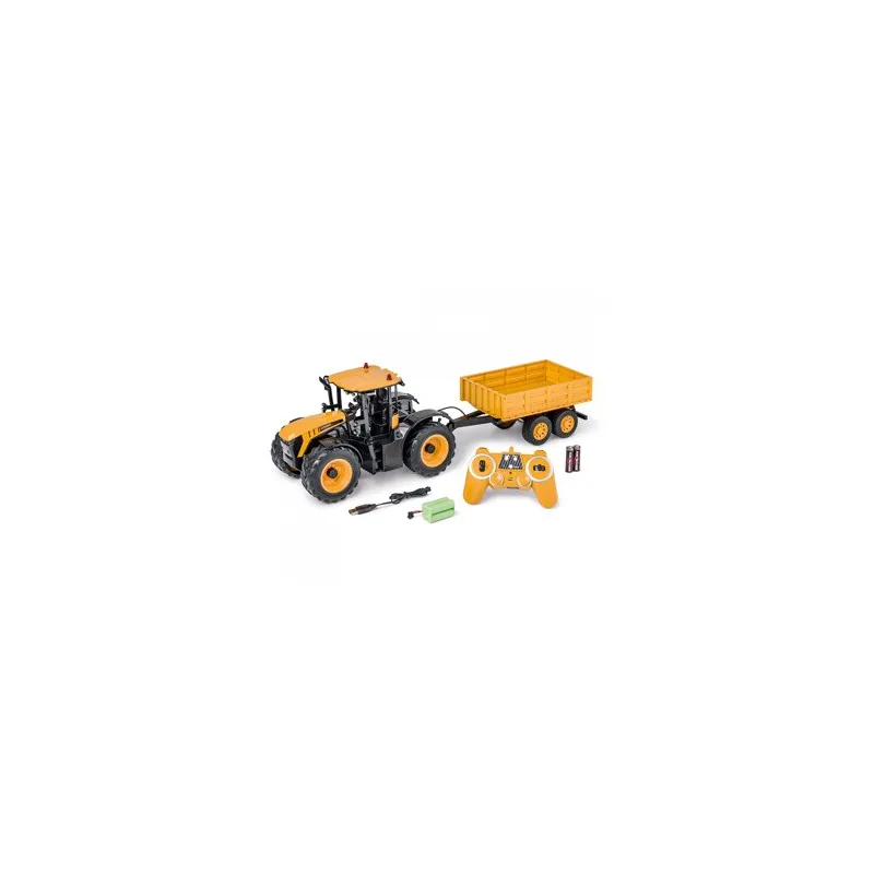 CARSON 1:16 RC Tractor JCB with Trailer 2.4G RTR
