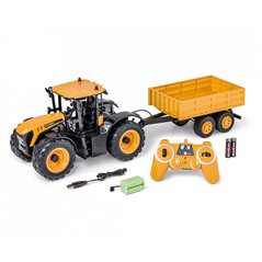 CARSON 1:16 RC Tractor JCB with Trailer 2.4G RTR
