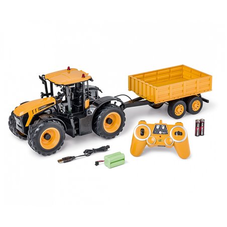 CARSON 1:16 RC Tractor JCB with Trailer 2.4G RTR