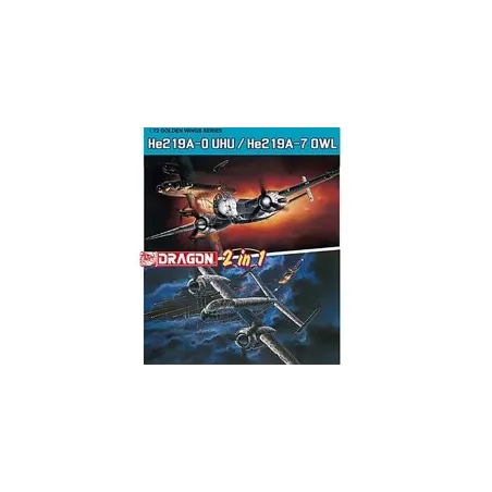 DRAGON 1/72 He219A-0 Uju/He219A-7 Owl(2In1