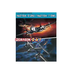 DRAGON 1/72 He219A-0 Uju/He219A-7 Owl(2In1