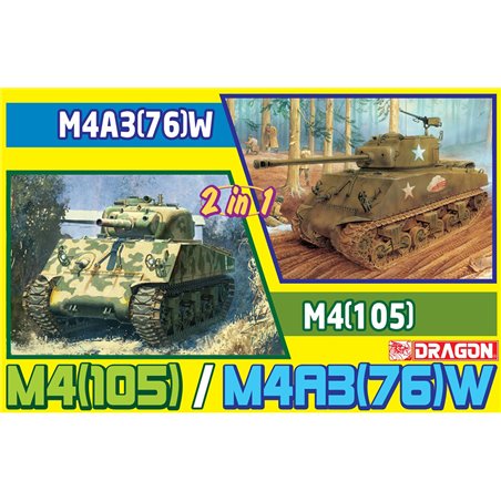 DRAGON 1/35 M4(105) Howitzer Tank